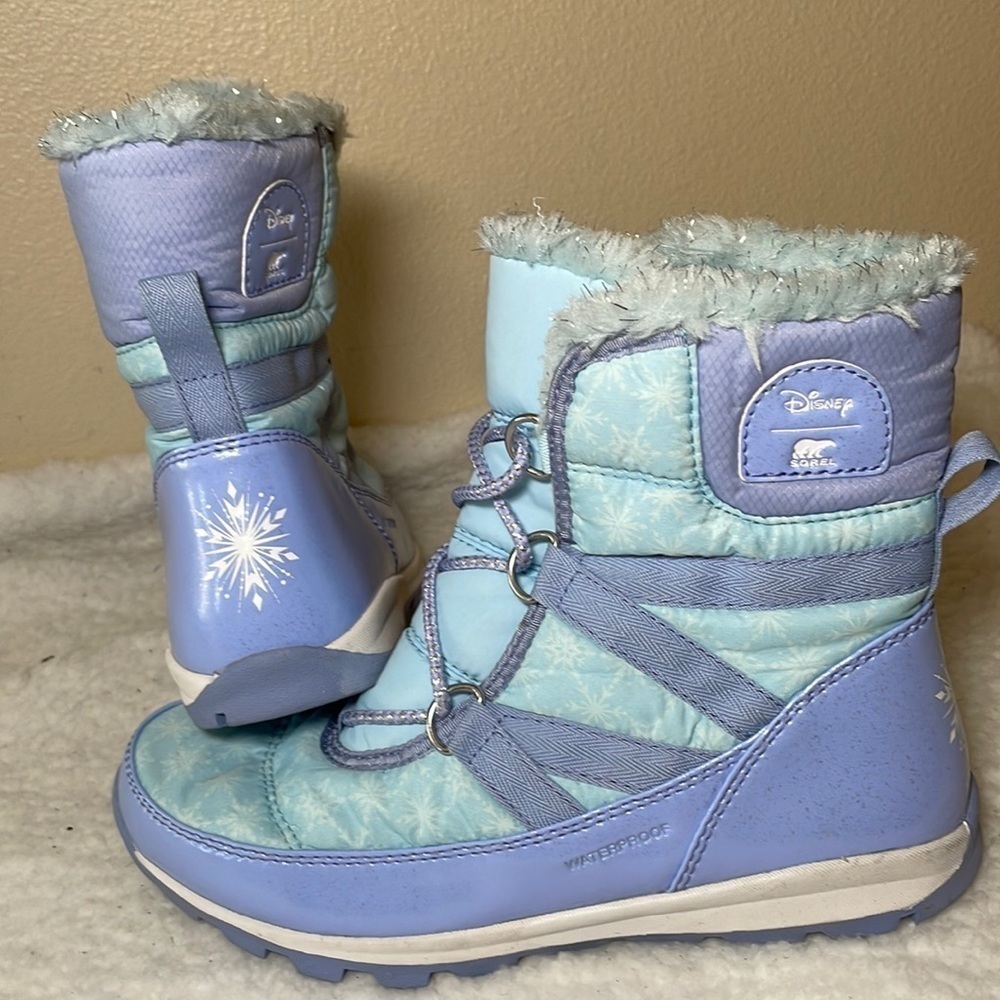 SOREL Disney Frozen Snow Boots Size 5